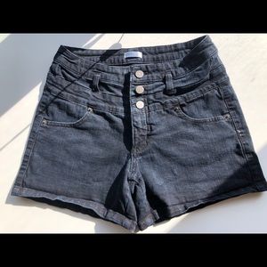 Xhilaration High-Waisted Black Shorts
